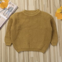 Huakaishijie Toddler Baby Girl Boy Plete džemper Pulover Duks topla duga ruka majica 1- godina