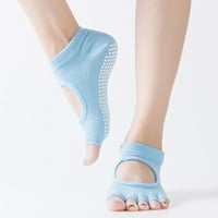 Ženske čarape za čišćenje otvorenih nožnih prstiju za žene protiv klizanja odvojene joga čarapama Sport