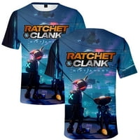 Ratchet & Clank Rift Apart majica igra merch majica smiješne casual žene muškarci Crewneck kratki rukav