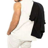 Muški pamučni posteljina Torp majica Ležerne prilike bez rukava V izrez VACT T-SHOW Workout Atletski
