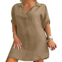 NIUER Ženska ležerna ljetna majica Dress Labavirana haljina s kratkim rukavima