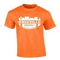 Mens Tennessee Thirt TN Team Colour Fudbal u Knoxville Fudbal Majica kratkih rukava Grafički tee-narandžasti