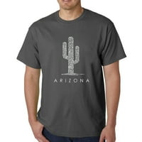 Pop Art Muška riječ Art Majica - Gradovi Arizona