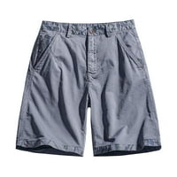 Strunđati muški ljetni multi džepni kratki kratke hlače muške casual modne čvrste boje labavi teretni