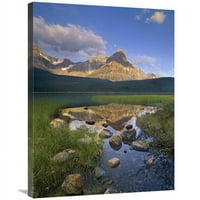 In. Mount Chepren & Waterfowl Lake, Nacionalni park Banff, Alberta, Kanada Art Print - Tim Fitzharris