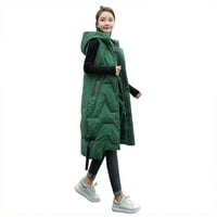 HUMPA zimski kaput za žene predimenzionirane pokrivače za pranje kapuljače, jedna veličina odgovara