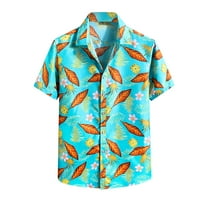 Solacol Muška majica Ležerne prilike, majice kratkih rukava Majice kratki rukav Ležerni muškarci Havajski