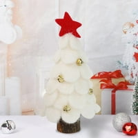 Dekoracija tablice Božićna oblika vune drveni ukrasi Xmas Dječji poklon