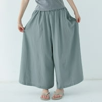 Durtebeua casual moda modna elastična struka sa džepom slobodne harem hlače casual pantalone za žene