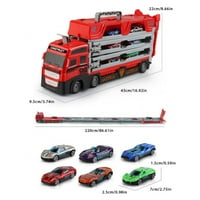 Dječje igračke za djecu Dječje dječake Daljinski upravljač Big Trcuks auto kamioni sa auto kamionima s daljinskim upravljačem Car Vatrom RC kamion Najbolji poklon za 3-9y- otvoren prilaz