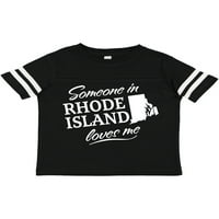 Inktastic Netko na Rhode Islandu voli me poklon majicu malih dječaka ili majicu Toddler