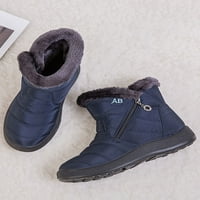 Lacyhop Vodootporne zimske žene cipele sniježne čizme krzno obloženo klizanje na toplijoj veličini gležnja