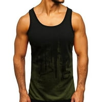 Muške majice Ležerne prilike modernog sportova fitness majica majica boja