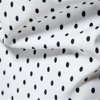 Tons of Style & Prints, Poropl Plus Veličina Ljetne poslovne majice za muškarce Čišćenje bijele veličine