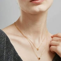 Dainty Početna ogrlica za žene 14K pozlaćene ogrlice za djevojčice Tinejdžeri pokloni nakita