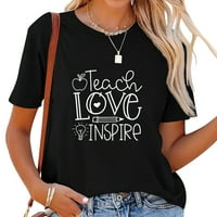 Ženski dan učitelja učitelja Day Pokloni Thirts Tea Ženska grafička majica, udobna i modna majica s