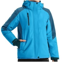 Vježbe za dugi rukav za žene Ženska zimska jakna Debeli kaput Fleece hladno toplo planinari za planinarstvo