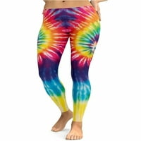 Langwyqu colorful Print Women Low struk joga hlače duge gamaše