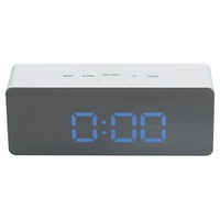 Digitalni satovi, Ogledalo Budilica Izvrsna bijela Shell LED displej za ured za dnevni boravak za spavaću