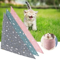 Mačja materica modna kućna ljubimca dekorativni tisak mačka saliva ručnik za pseći šal za pse za sve