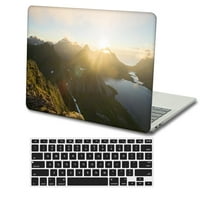 Kaishek Hard Case kompatibilan s MacBook Pro 13 s mrežnom ekranom + crni poklopac tastature Model: A2338