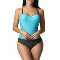 Advoicd kupaći kostim bikini dugački poklopac za kupaće kostime Žene Žene Jedno kupaće kostim prednjeg