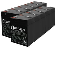 6V 4.5Ah SLA Zamjenska baterija za lakim alarmima 5e1-5aa - pakovanje