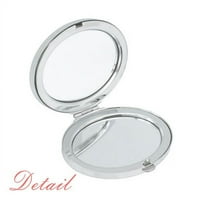 Citat Citiranje bogatstva je jedino oblikovano ogledalo za reč za ručne šminke sa dvostrukim bočnim naočarima