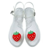 Sandale Ženske cipele Proizvođač Transparent Jelly ravne papuče Summer Beach Toborides