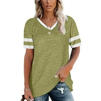 Ženska ležerna modna štampana majica s kratkim rukavima TOP XXL