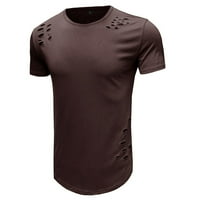 Corashan Muns T majice, muški povremeni tanki osnovni majica kratkih rukava sa okruglim vratom ljetni