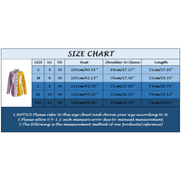 Bluze za žene Cardigan Colorblocking Cardigan s dugim rukavima povremena plišana jakna plišana košulja
