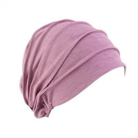 Ženski pamuk disaj hidžabs turban elastična glava omotaj hemo šešir