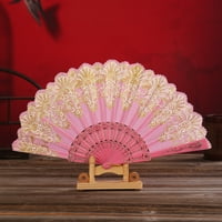 Meijuhuga Folding Ručni ventilator Vintage Ručni ventilator Flower Mays Flowring Fan Fan pogodni za