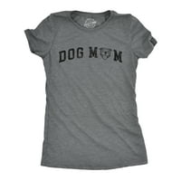 Ženski pas mama pitbull majica smiješno slatko štene ljubimac pitty ljubitelje tine za dame - l Womens