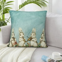 Uskršnje zečice Dekorativni jastuci za bacanje, kauč za krevet Kauč Sofa ukrasni pleteni jastuk za dnevnu