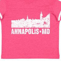 Inktastična Annapolis Skyline Grunge poklon mališani majica malih majica