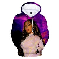 Megan Thee Stillion Hoodies 3D Cosplay odjeća pjevačice dukseri hip hop puloveri