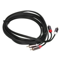 2RCA audio kabl, aluminijumski legura školjka 2rca kabel za CD player 1m 3.3ft, 2m 6,6ft, 9,8ft