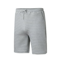 Muške hlače velike i visoke sa džepovima za crtanje ljetnih struka povremeni povremeni elastični muškarci
