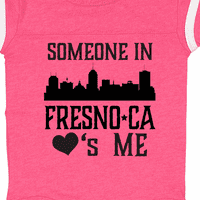Inktastic Fresno California Neko voli da mi poklon skyline dječak ili dječji dječji dječji bodysuit