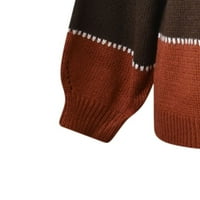 Vedolay džemperi za žene Trendy ženska džemper za posadu dugih rukava pulover, pulover, sive m