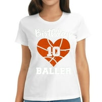 10. rođendan baler smiješna godina košarkaška premium majica