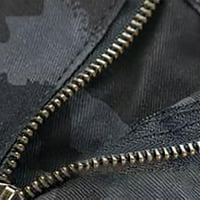 XYSAQA muške maskirne hlače Multi-džepne casual pamučne pješačke planinarske pantske hlače opuštajuće