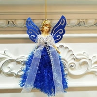 Božićna anđela lutka viseći Xmas stablo Privjesci ukrasi Kućni ukrasi za božićne stable