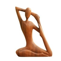Follure Decor Decoment Dekoracija Body Rezbarenje Yoga poklon rezbarenje Yoga Wood Yoga Gimnastika Lovers