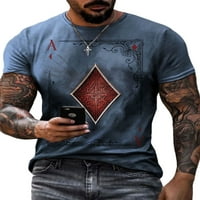 NOLLA Muška majica majica u boji majica s kratkim rukavima bluza muški hip hop mišići TEE CREW vrat