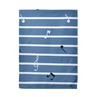 Stripe note Stick-na balkonu s kratkim zavjesom
