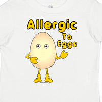Inktastična alergična na jaja poklon dječaka mališana majica ili majica mališana