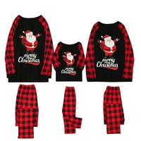 Božićne pidžame za obitelj, elk print novi simpatični modni božićni pjs praznični odjeći za spavanje